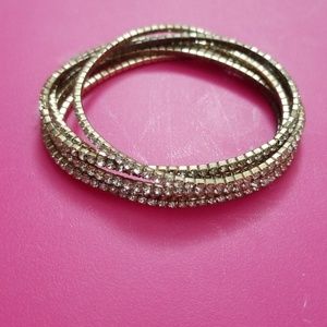 Diamond bangle bracelets